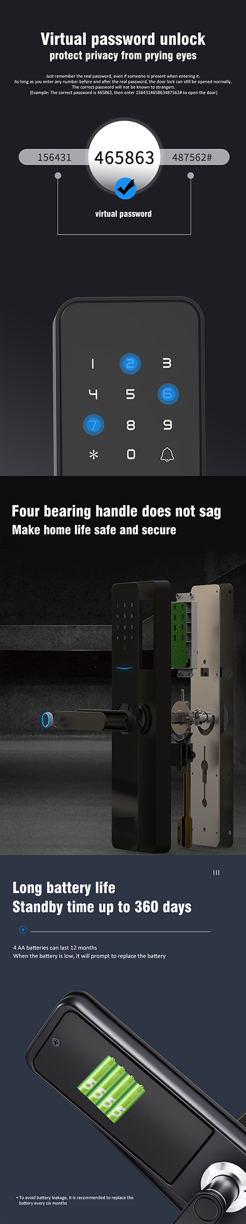 Fingerprint door lock