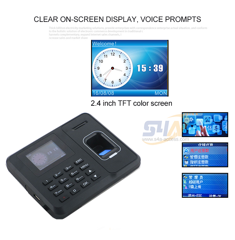 Fingerprint Time Attendance Access Control Integrated Machine-TM1800