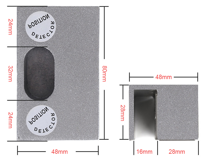 Bracket is for frameless glass door