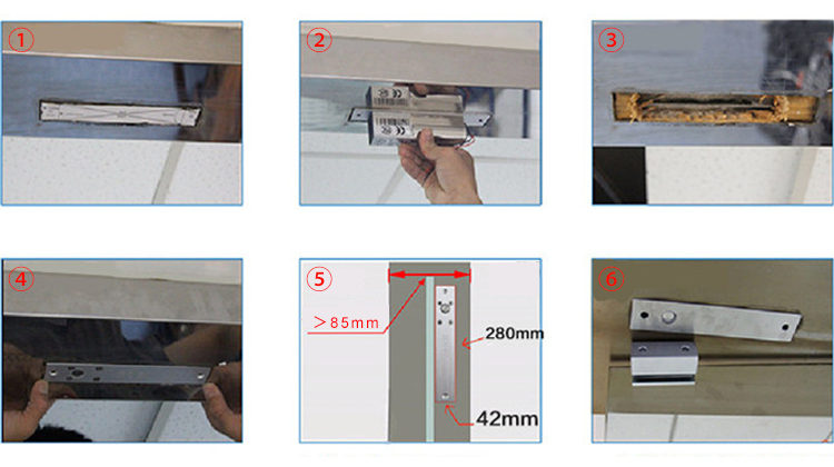 Access control electric bolt lock