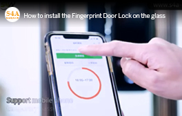  Làm thế nào Để cài đặt khóa cửa vân tay trên kính cửa? 